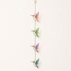 Hummingbird Suncatcher | Stained Glass Style Window Hanging | Car Charm | Bird Lover Gift | Colorful Sun Catcher